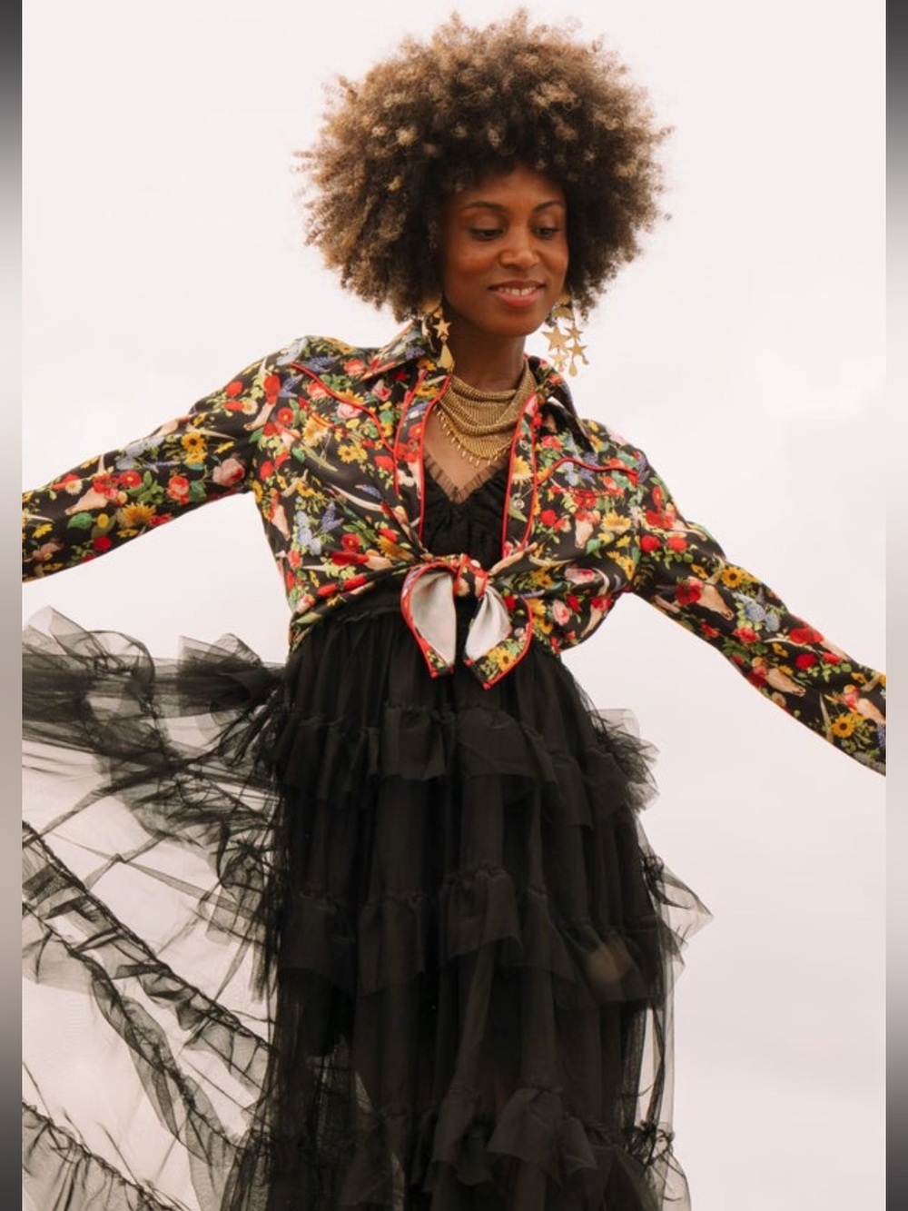 So good!! Junk Gypsy x Rodeo Quincy Floral Black Pearl Snap